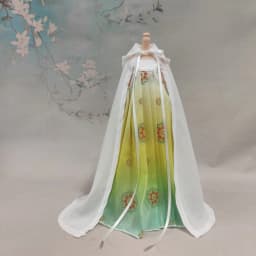 Blyth 1/6 1/4 1/3 BJD Cape Ancient Costume Clothes Chinese Hanfu Cloak For BJD/SD YOSD MSD SD13 Big Girl Doll Accessories C1953