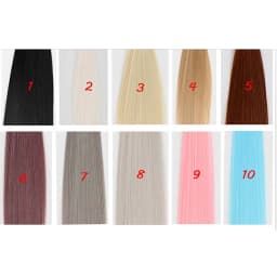 1/3 1/4 1/6 1/8 Bjd SD Doll Wig High Temperature Wire Long Straight Wig For BJD Hair Wig