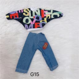 DOLLS Clothes 30cm Dress Up TOY Accessories Fashion Jacket Coat Bib Suit Pantyhose For 1/6 Movable Joint Bjd Doll Girls Toy