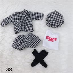 DOLLS Clothes 30cm Dress Up TOY Accessories Fashion Jacket Coat Bib Suit Pantyhose For 1/6 Movable Joint Bjd Doll Girls Toy