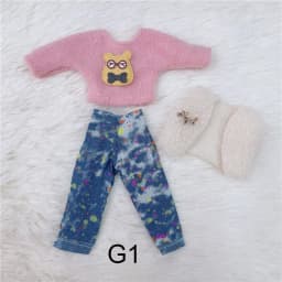 DOLLS Clothes 30cm Dress Up TOY Accessories Fashion Jacket Coat Bib Suit Pantyhose For 1/6 Movable Joint Bjd Doll Girls Toy