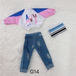 DOLLS Clothes 30cm Dress Up TOY Accessories Fashion Jacket Coat Bib Suit Pantyhose For 1/6 Movable Joint Bjd Doll Girls Toy