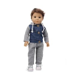 High Quality Uniform Sweater For 43cm Baby Doll Clothes Accessories And 18 Inch American Doll Girl's Toys Our Generation