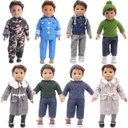 High Quality Uniform Sweater For 43cm Baby Doll Clothes Accessories And 18 Inch American Doll Girl's Toys Our Generation