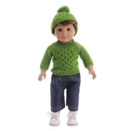 High Quality Uniform Sweater For 43cm Baby Doll Clothes Accessories And 18 Inch American Doll Girl's Toys Our Generation