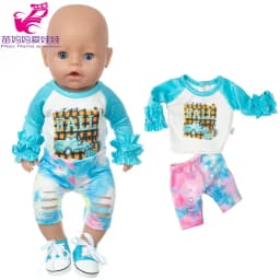 Baby New Born Doll Clothes Coat Hooded Sweater for 17 Inch Doll Jacket Toys Doll Wears