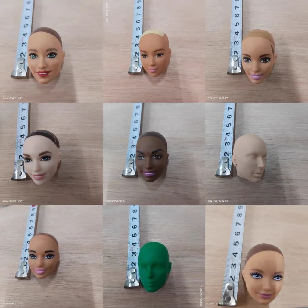 1/6 doll of girl accessories monsters high school hands nude head without hair diy doubao dongcheng