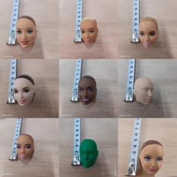 1/6 doll of girl accessories monsters high school hands nude head without hair diy doubao dongcheng