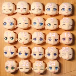 New Cute Funny Makeup GSC Replacement Face for Obitsu11、OB11、1/12bjbd Doll Accessories Toy Face