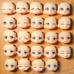 New Cute Funny Makeup GSC Replacement Face for Obitsu11、OB11、1/12bjbd Doll Accessories Toy Face
