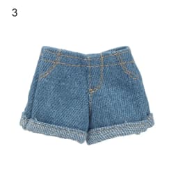 1PC Fashion Doll Shorts Denim Jeans Bottoms Short Pants For 30CM Doll Casual Wears 1/6 BJD Dolls Clothes Accessories Kids Toys