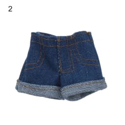 1PC Fashion Doll Shorts Denim Jeans Bottoms Short Pants For 30CM Doll Casual Wears 1/6 BJD Dolls Clothes Accessories Kids Toys