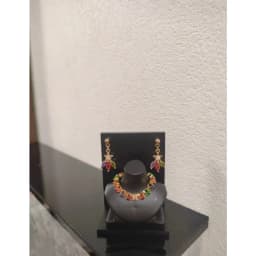 Need 15 days process time LX572 Handmade Toy earrings necklace Crystal diamond accessories for your 1/6 30cm babi fr fr2 dolls