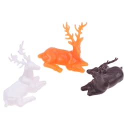 1Pcs Miniature Dollhouse Baby Deer Toy Dollhouse Christmas Elk Ornaments Decoration Accessories