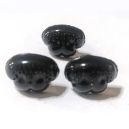 DIY 9/12/15/19mm Flat Bottom Triangle Nose Toy Puppy Bear Nose Accessories Plastic Plushs Snout Animals Nose Plush Accessories