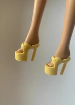 New styles fashion doll toy shoes accessories for 1/6 BB high heels flat foot dolls BBQ08