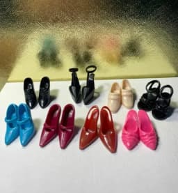 New styles fashion doll toy shoes accessories for 1/6 BB high heels flat foot dolls BBQ08