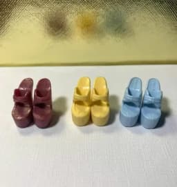 New styles fashion doll toy shoes accessories for 1/6 BB high heels flat foot dolls BBQ08