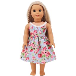 Doll Clothes Dress for 18inch American Doll& 43Cm Baby Doll T-shirt+Skirt Cute Bow Dress Our Generation Baby Girl's Toys Gift