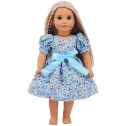 Doll Clothes Dress for 18inch American Doll& 43Cm Baby Doll T-shirt+Skirt Cute Bow Dress Our Generation Baby Girl's Toys Gift