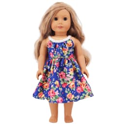 Doll Clothes Dress for 18inch American Doll& 43Cm Baby Doll T-shirt+Skirt Cute Bow Dress Our Generation Baby Girl's Toys Gift