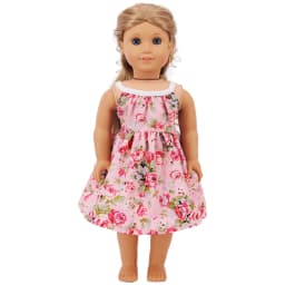 Doll Clothes Dress for 18inch American Doll& 43Cm Baby Doll T-shirt+Skirt Cute Bow Dress Our Generation Baby Girl's Toys Gift
