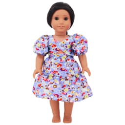 Doll Clothes Dress for 18inch American Doll& 43Cm Baby Doll T-shirt+Skirt Cute Bow Dress Our Generation Baby Girl's Toys Gift