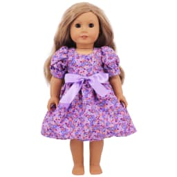 Doll Clothes Dress for 18inch American Doll& 43Cm Baby Doll T-shirt+Skirt Cute Bow Dress Our Generation Baby Girl's Toys Gift