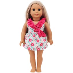 Doll Clothes Dress for 18inch American Doll& 43Cm Baby Doll T-shirt+Skirt Cute Bow Dress Our Generation Baby Girl's Toys Gift