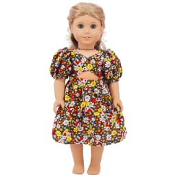Doll Clothes Dress for 18inch American Doll& 43Cm Baby Doll T-shirt+Skirt Cute Bow Dress Our Generation Baby Girl's Toys Gift