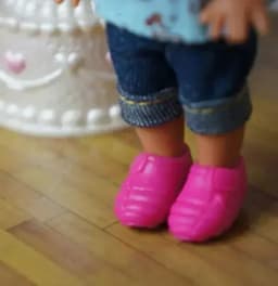 BQ2 Dolls purple shoes small toy accessories for height 11cm kelly dolls feet