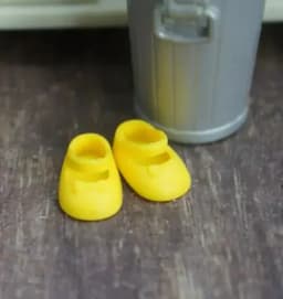 BQ2 Dolls purple shoes small toy accessories for height 11cm kelly dolls feet