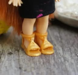 BQ2 Dolls purple shoes small toy accessories for height 11cm kelly dolls feet