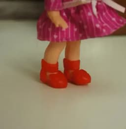 BQ2 Dolls purple shoes small toy accessories for height 11cm kelly dolls feet