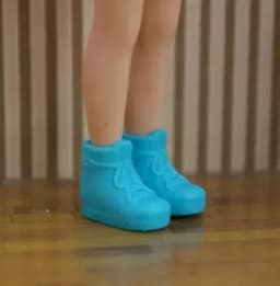 BQ2 Dolls purple shoes small toy accessories for height 11cm kelly dolls feet