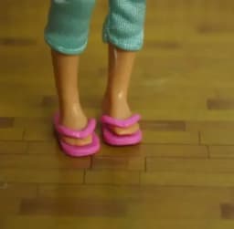 BQ2 Dolls purple shoes small toy accessories for height 11cm kelly dolls feet