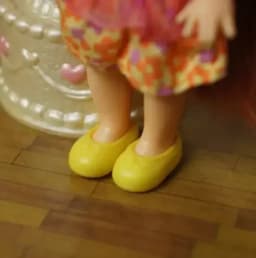 BQ2 Dolls purple shoes small toy accessories for height 11cm kelly dolls feet