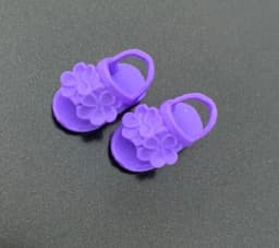 BQ2 Dolls purple shoes small toy accessories for height 11cm kelly dolls feet