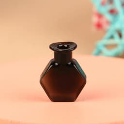 1/12 Scale Miniature Dollhouse Glass Vase Mini Stripe Wishing Glass Bottle Simulation Vase Model for Doll House Accessories Toy