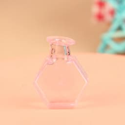 1/12 Scale Miniature Dollhouse Glass Vase Mini Stripe Wishing Glass Bottle Simulation Vase Model for Doll House Accessories Toy