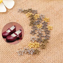 20pcs Newest 3.5mm Mini Ultra-small Star Tri-glide Belt Buckle Doll Bags Buckles Diy Doll Buttons Shoes Accessories
