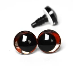 20pcs 16mm 18mm 20mm 25mm 30mm Cartoon 3D glitter toy doll pupil eyes with washer --color size option