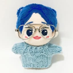 6cm Fashion Doll Sunglasses For 10cm Cotton Dolls Frame Eyeglasses for 1/3 1/4 BJD Dolls Mini Eyeglasses DIY Clothes Accessories