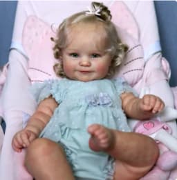 Miaio Blank Reborn Baby Doll Kit Vinyl Body 20/24 Inches Maddie Unpainted Unfinished Doll Parts DIY Blank Reborn Vinyl Doll Kit