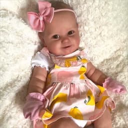 Miaio Blank Reborn Baby Doll Kit Vinyl Body 20/24 Inches Maddie Unpainted Unfinished Doll Parts DIY Blank Reborn Vinyl Doll Kit