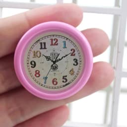 1:12 Resin Dollhouse Miniature Wall Clock Home Decor Accessories Furniture Toy