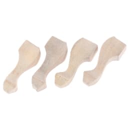 4Pcs/set 1/12 Dollhouse Miniature Tea Table Cabinet Sofa Leg Model Furniture Accessory For Doll House Decor Kids DIY Toys