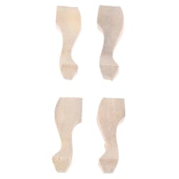 4Pcs/set 1/12 Dollhouse Miniature Tea Table Cabinet Sofa Leg Model Furniture Accessory For Doll House Decor Kids DIY Toys