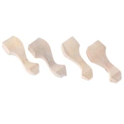 4Pcs/set 1/12 Dollhouse Miniature Tea Table Cabinet Sofa Leg Model Furniture Accessory For Doll House Decor Kids DIY Toys