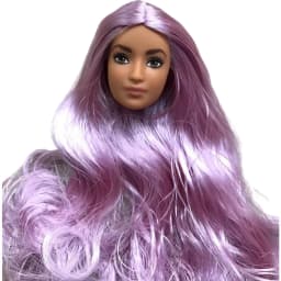 Orignal ST 70th Doll Heads Red Purple Tricolor HairDoll Accessories DIY Doll Parts Girl Christmas Gifts Rare Collection Dolls